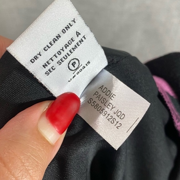 Diane Von Furstenberg Addie paisley pink mini skirt size 6 - Picture 8 of 9